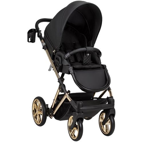 Tutek Kolica za bebe 2in1 Diamons  Pro Black Gold slika 2