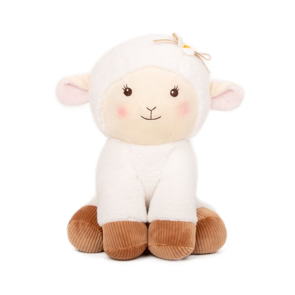 Amek Plišana igračka Little Sheep with Flower 30cm slika 1