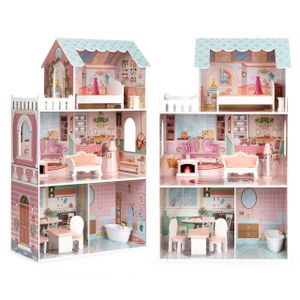 Ecotoys velika kućica za Barbie lutke 3 etaže