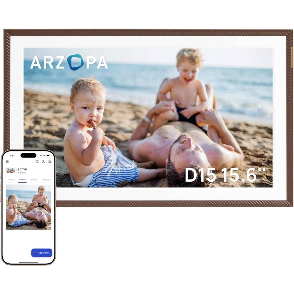 Arzopa P156W digitalni pametni okvir za slike 15.6 Smart WiFi 32GB FHD IPS TouchScreen Frameo, 92172152 slika 1