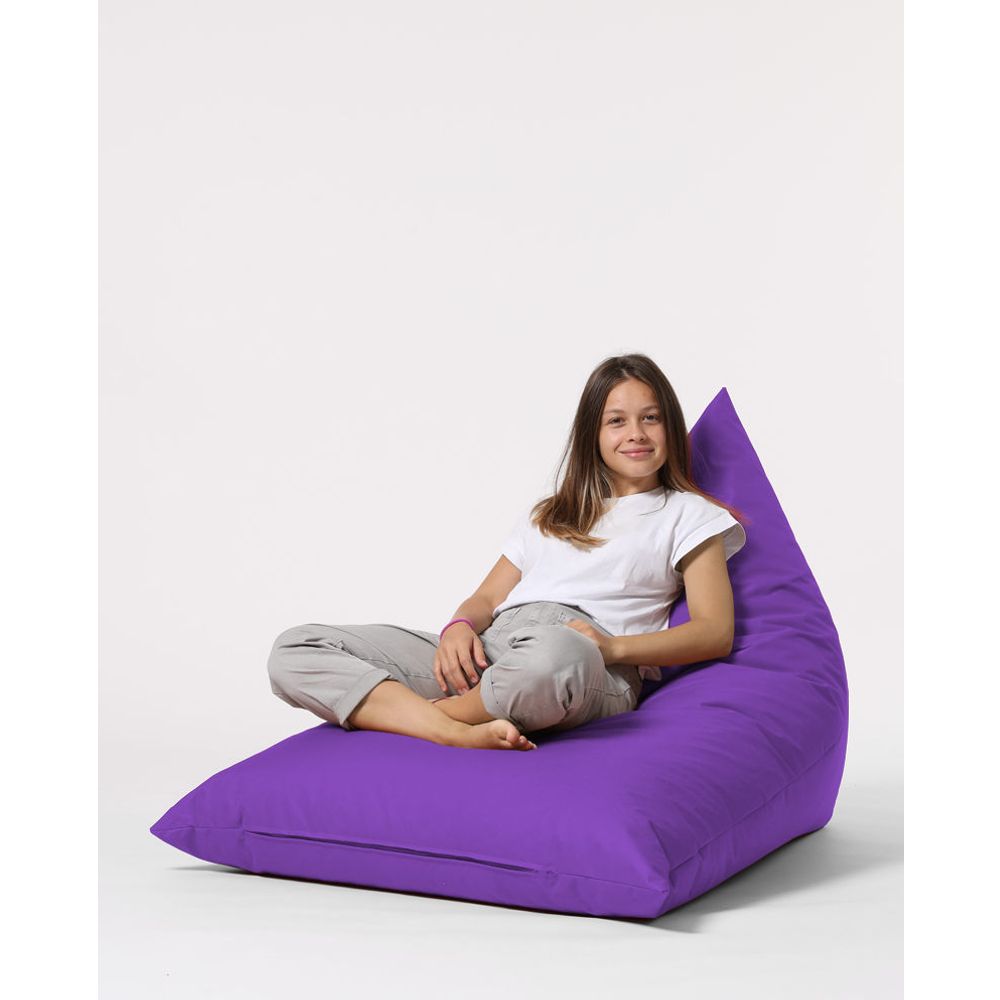 Piramida Veliki Krevet Pouf - Ljubičasti Vrt Bean Bag slika 3