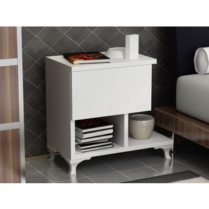 Cast - White White Nightstand