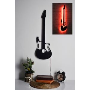 Wallity Dekorativna led rasvjeta Guitar - crvena