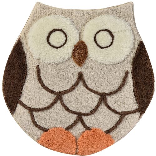 Colourful Cotton Akrilna kupaonska prostirka Owl Shape (90) slika 2