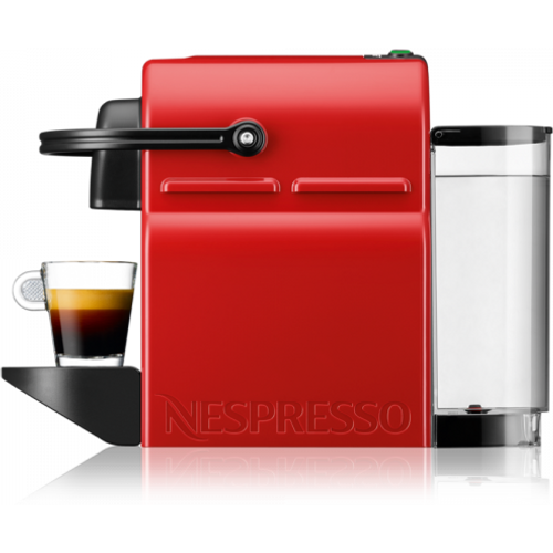 Inissia Red Nespresso aparat/ Kapsule Economy pack 1/100 + POKLON Postolje slika 4