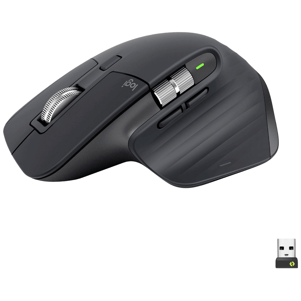 Logitech Miš bežični, Bluetooth, 7 tipki, 1000 dpi - MX Master 3s Graphite slika 1