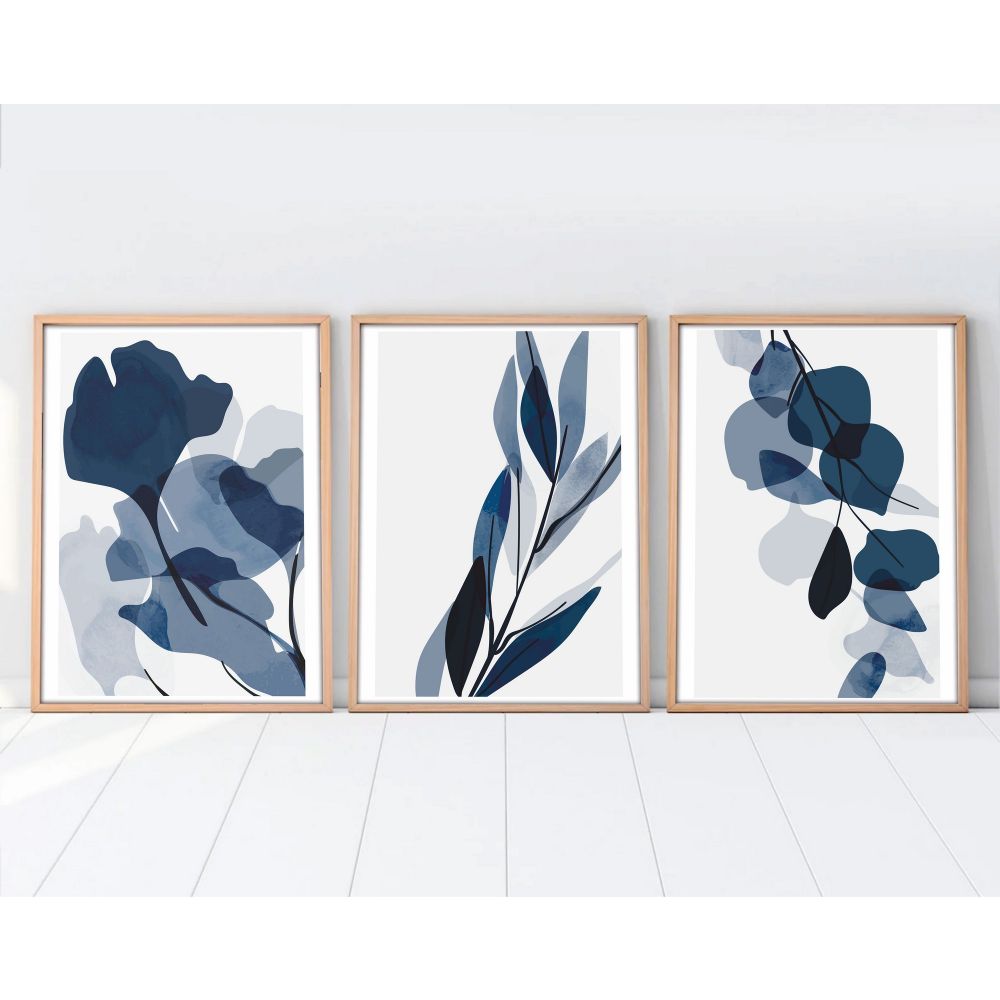 Huhu207 - Dekorativno Slikarstvo u Okviru od MDF-a 50 x 70 (Set od 3 Komada) slika 6