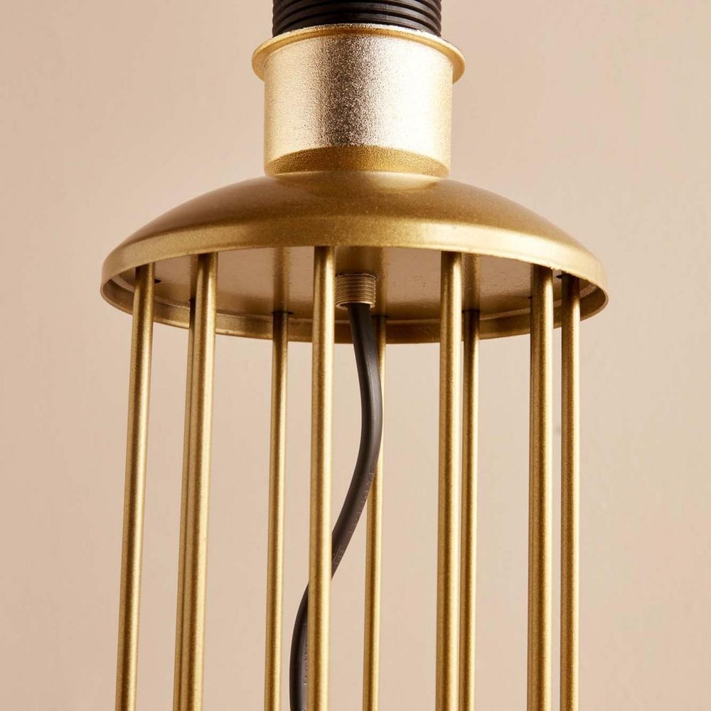 Podna Lampa AYD-3489 - Crna Zlatna slika 3