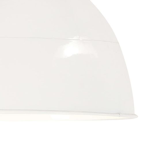 Industrijska viseća svjetiljka 25 W bijela okrugla 31 cm E27 slika 6