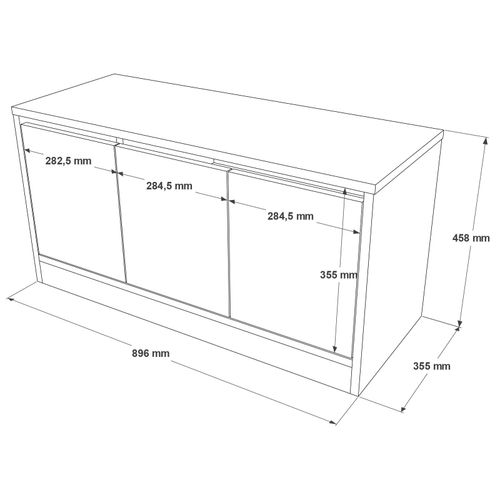 Hanah Home MR2 - KE - Ormar za cipele od hrastovine slika 8