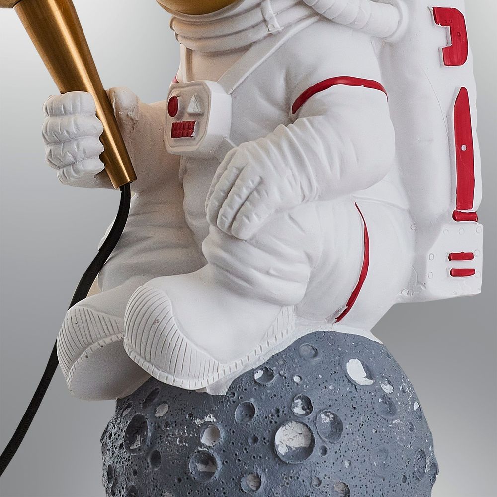 L1131 - Bijela Stolna Lampa Astronaut slika 4