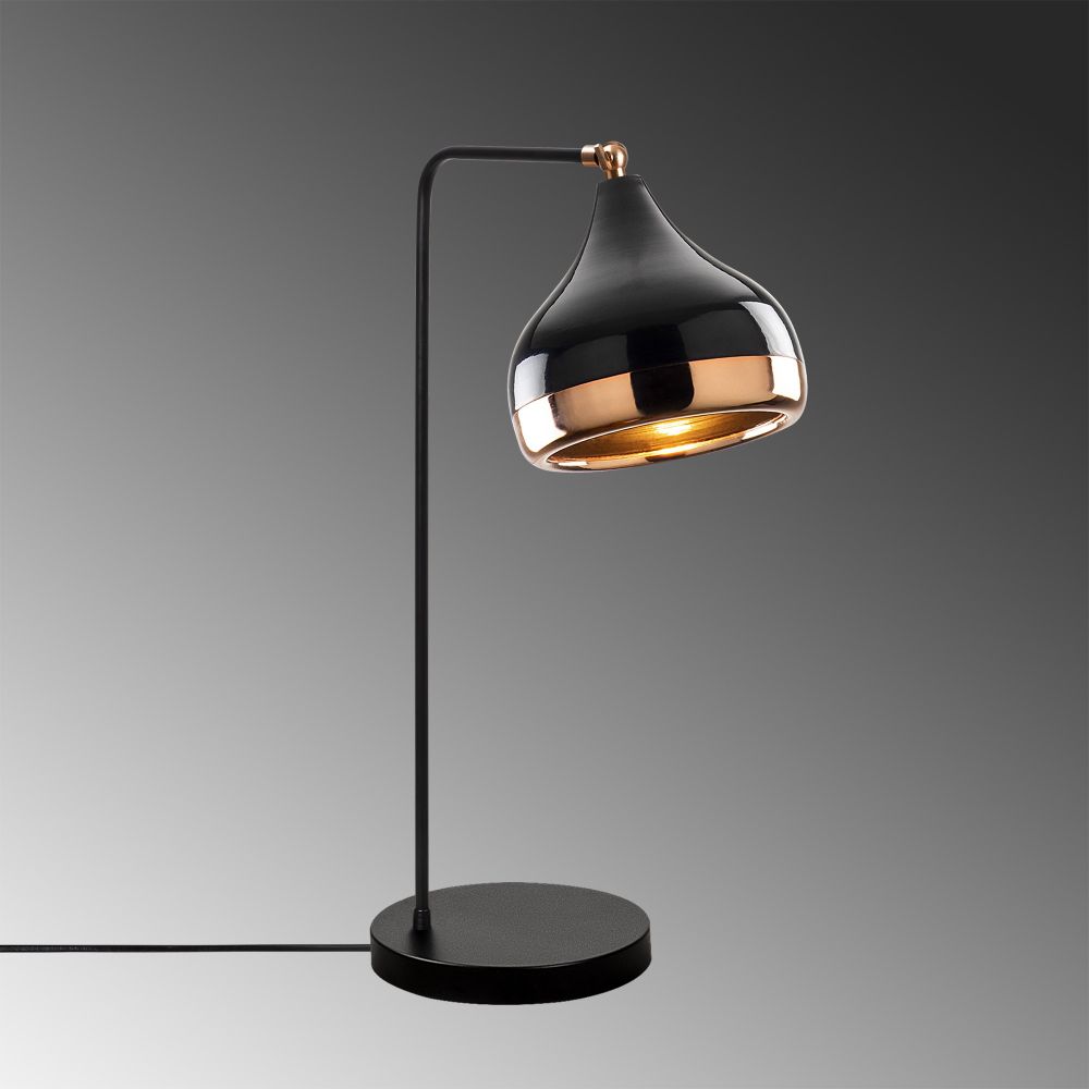 Yıldo - 6896 Crna i Bakrena Stočna Lampa slika 4