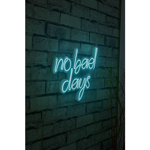 Wallity Ukrasna plastična LED rasvjeta, No Bad Days - Blue slika 1