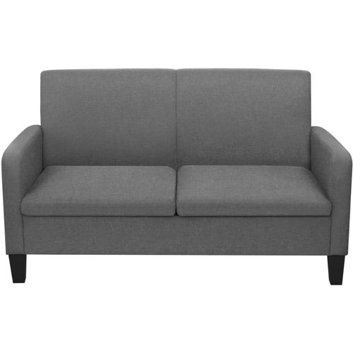 2-dijelni set sofa od tkanina tamnosivi slika 33