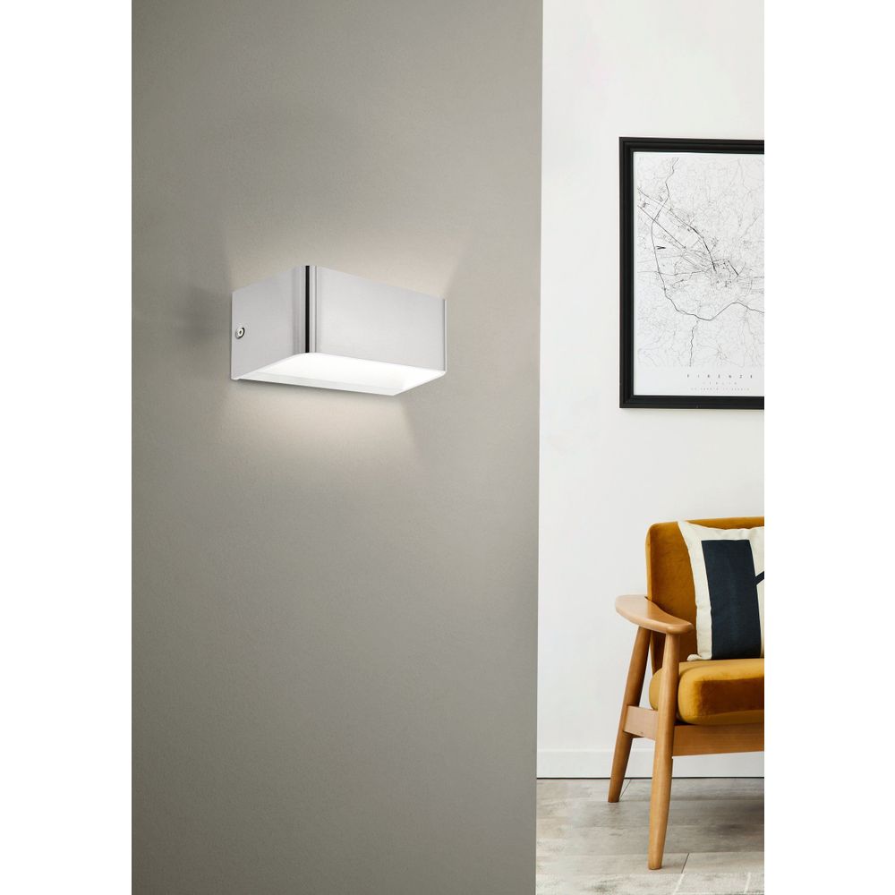 Eglo Sania 4 zidna lampa, LED, 10W, 1100lm, nikl/mat slika 2