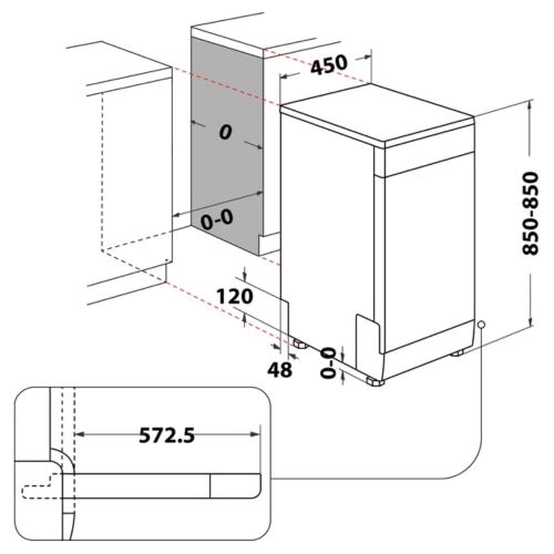 Indesit DF9E 1B10 S Mašina za pranje sudova, 9 setova, Inverter, Širina 45 cm slika 6