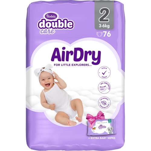 Violeta Double care pelene Air dry slika 1