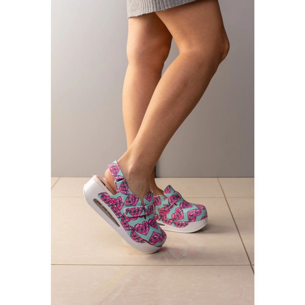 Terlik Sabo Air Max klompe sa čičak trakom, Heart slika 5