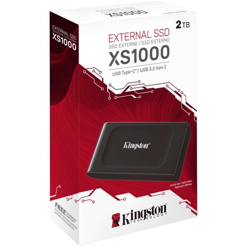 Kingston XS1000 Portable SSD 2TB, eksterni SSD slika 3