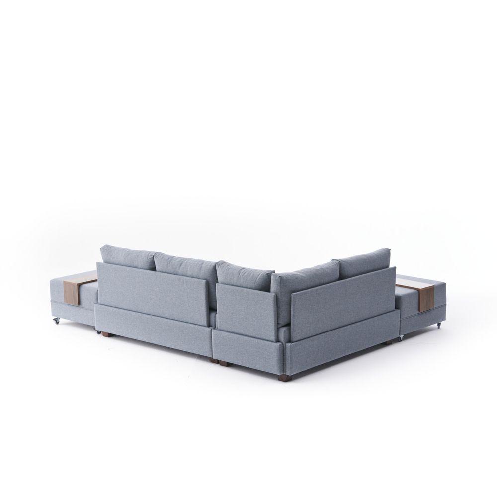 Ugaona Sofa na Razvlačenje Fly Left - Plava slika 8