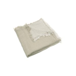Jollein dekica prekrivač Muslin 120x120 cm - Frige Olive Green/Ivory
