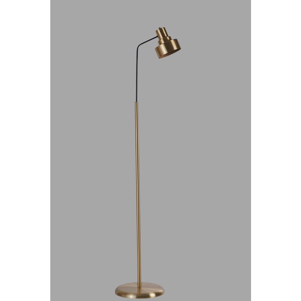 Opviq Podna lampa 449, zlatna, crna slika 3