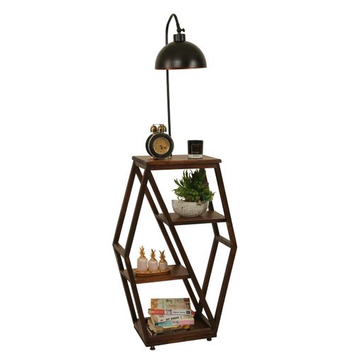 Asos Ceviz Lambader Retro 3 Başlıklı Crna Podna Lampa slika 2