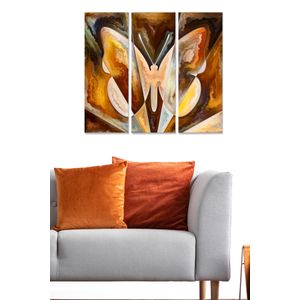 Dekorativna Slika od MDF-a u Više Boja (Set od 3 Komada) - MDF1327589447