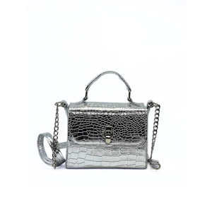 ILEA Ženska torba Una S 19x14cm, Srebrna