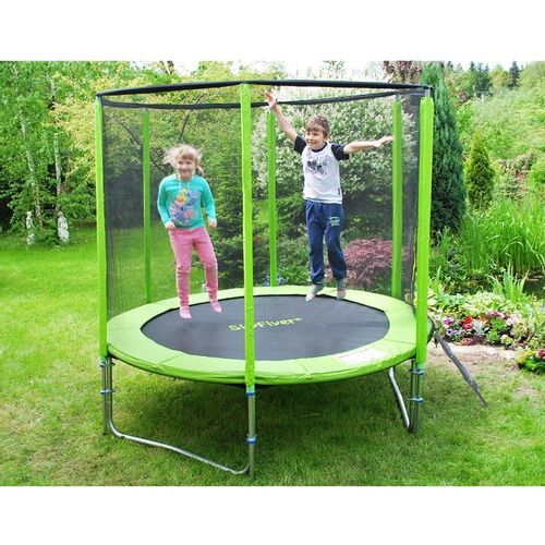 Vrtni trampolin SKYFLYER RING 2 u 1 – 244 cm slika 2