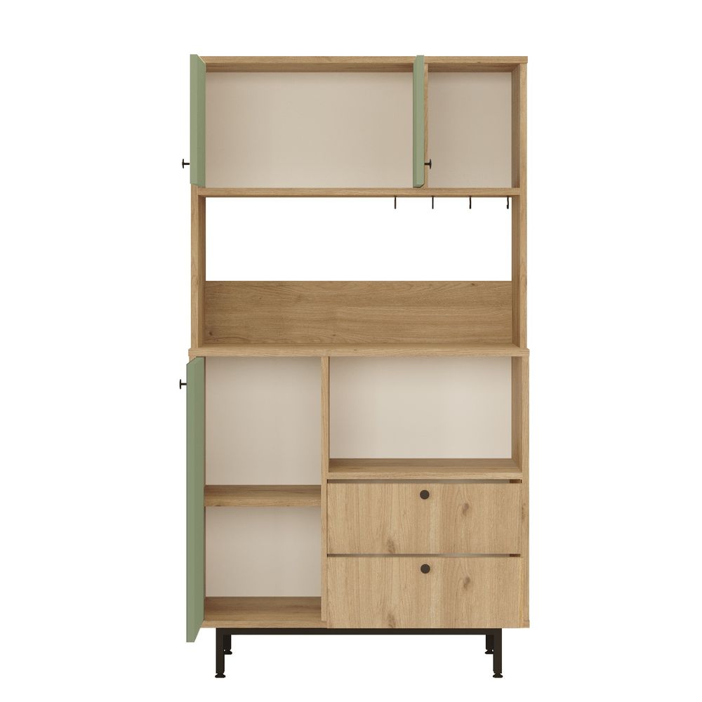 Višenamjenski ormar RE3-SY Oak Green slika 5