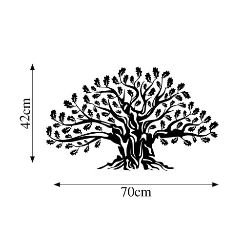 Wallity Metalna zidna dekoracija, Monumental Tree 17 slika 5