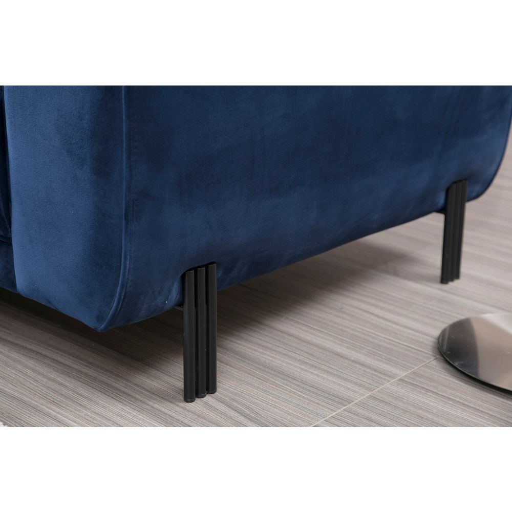 Image Corner Left (Chl-3R) - Tamnoplavi Ugaoni Sofa-Krevet slika 4