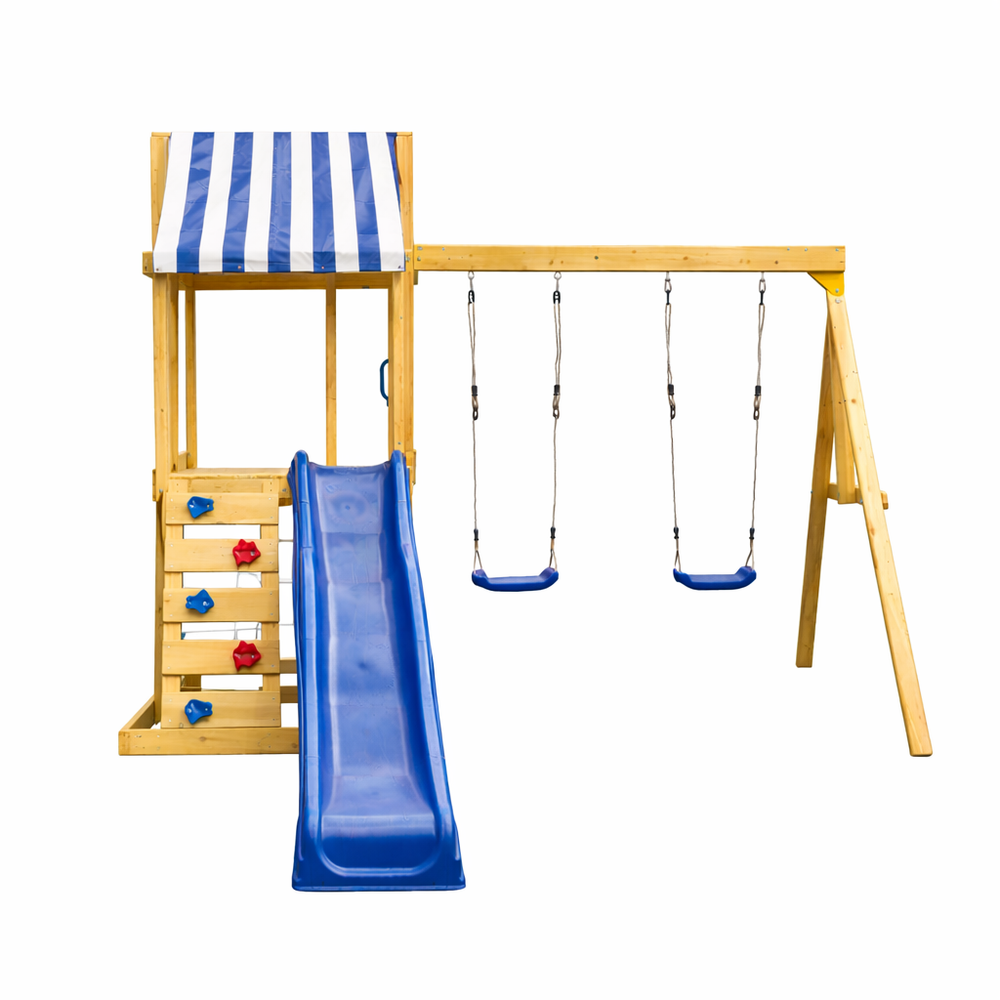 Kinder Home Drveno dječije igralište 4U1, 308×318×244cm slika 2