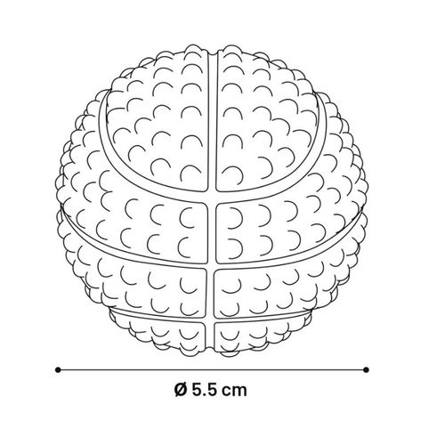 GUMENA IGRAČA ZA PSA - LOPTA fi 5,5cm slika 3