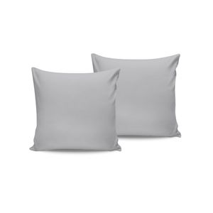 Colourful Cotton Komplet satenskih jastučnica (2 komada) (FR) Svijetlo siva