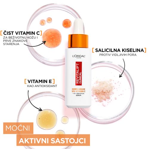 L'Oreal Paris Revitalift Clinical serum za lice sa 12% čistog vitamina C 30ml slika 5