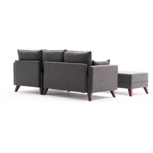 Atelier Del Sofa Kutna garnitura na razvlačenje, Antracit, Bella Mini Corner Sofa Right - Anthracite slika 7