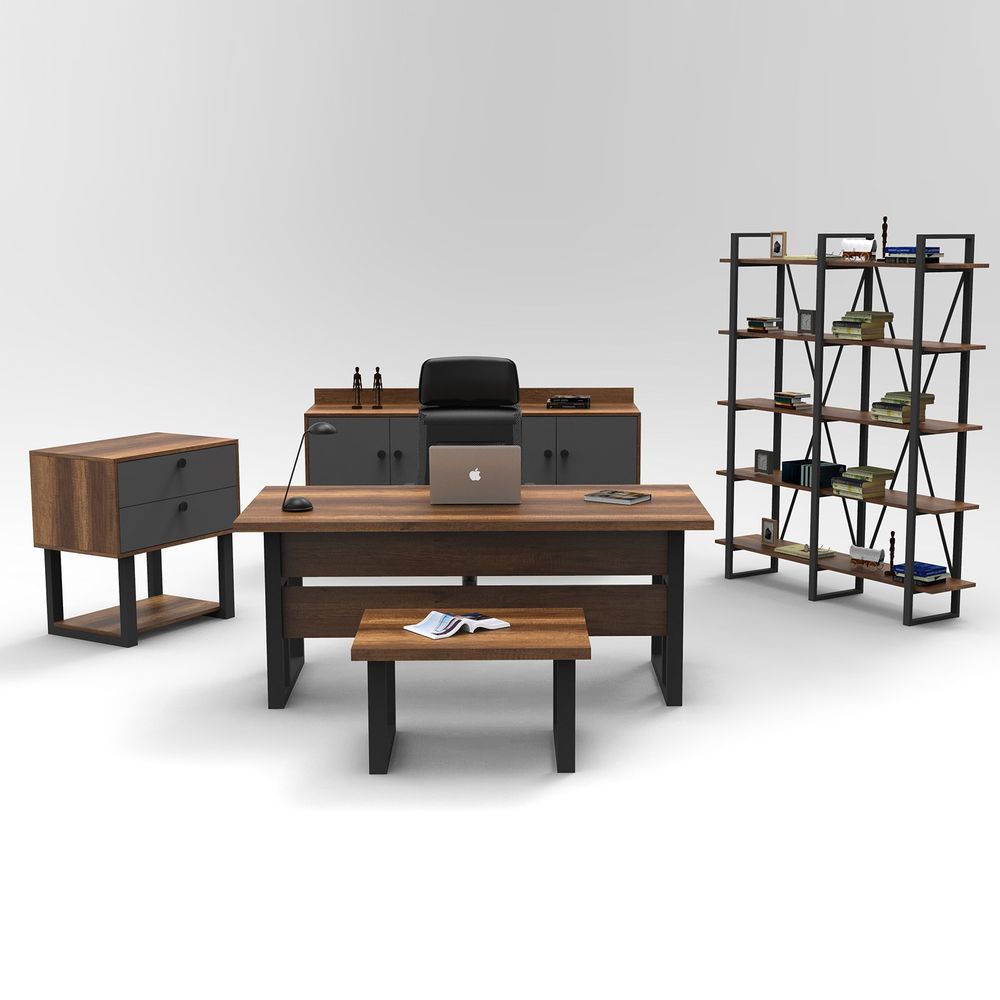 Mn10-Ba Baroque Anthracite Set Ureda slika 4