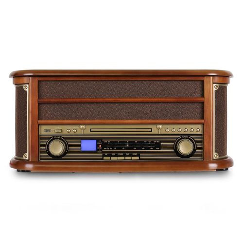 Retro stereo sustav Auna Belle Epoque 1908, USB, CD, MP3 slika 9
