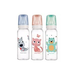 CANPOL BABY FLASICA 250ML 11/841  "HAPPY ANIMALS"