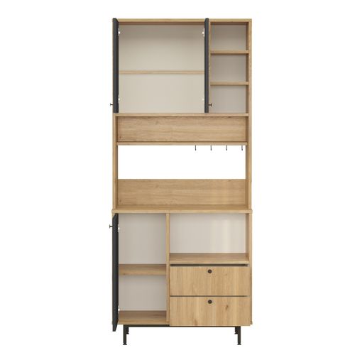 RE6-SA OakAnthracite Multi Purpose Cabinet slika 5