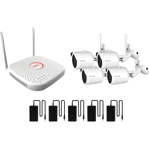 Amiko Home Set za video nadzor, 2 Mpixel, 4 x bullet cam., 9 ch, WiFi - WIFI KIT-4900 slika 1