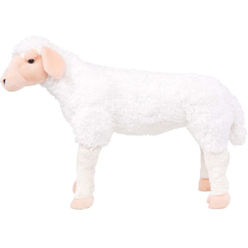 Stojeća plišana igračka ovca bijela XXL slika 22