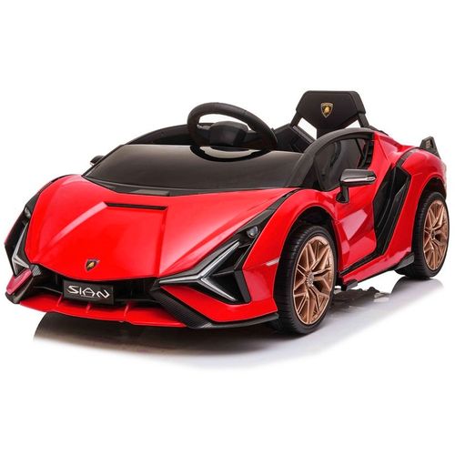 Licencirani Lamborghini Sian crveni - auto na akumulator slika 3