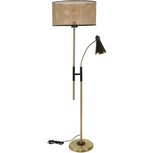 Forza Eskitme Lambader Silindir Rattan Abajurlu Wicker
Black Floor Lamp slika 2