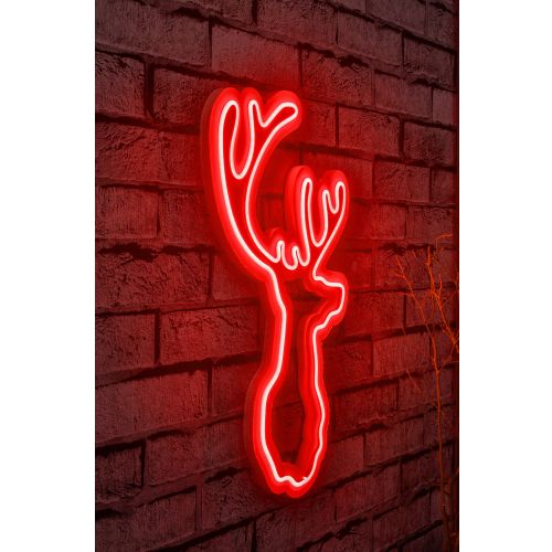 Wallity Ukrasna plastična LED rasvjeta, Deer - Red slika 10