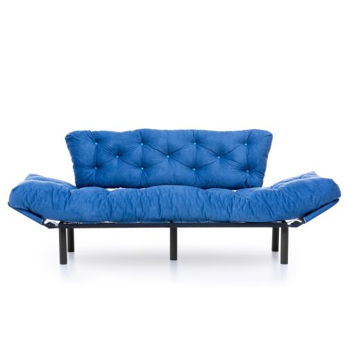 Atelier Del Sofa Trosjed na razvlačenje, Plava, Nitta Triple - Blue slika 7