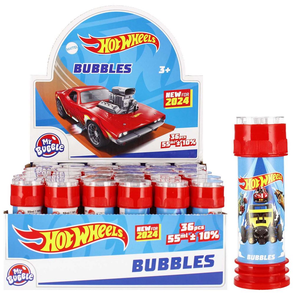 Puhalica balončića od sapunice Hot Wheels 55ml, 1kom slika 1