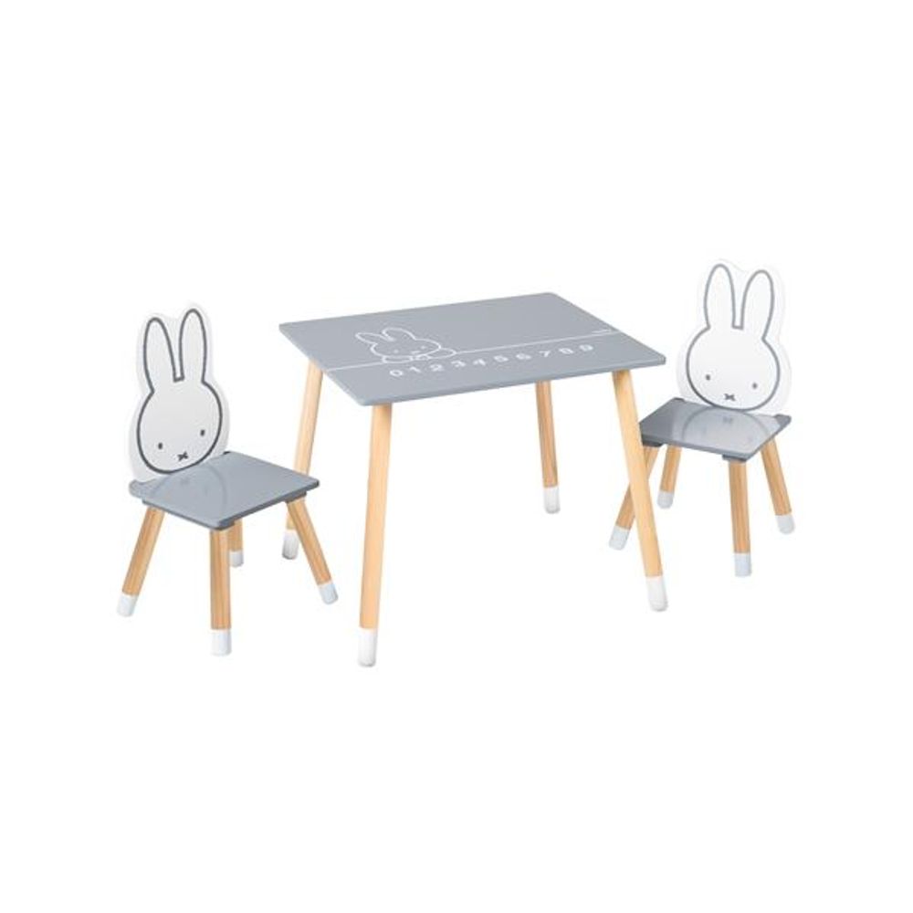 Roba Kids Drveni dječji sto i stolice Miffy slika 1